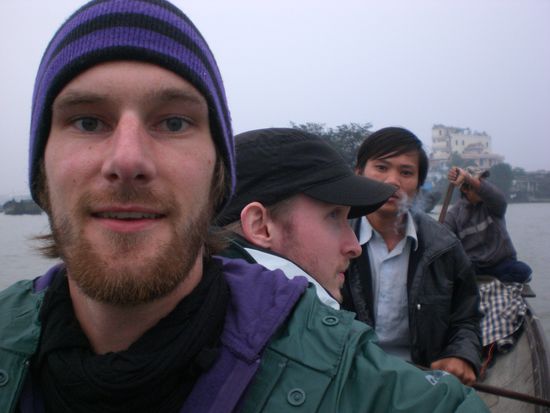 mit dem Paddelboot ans andere Ufer