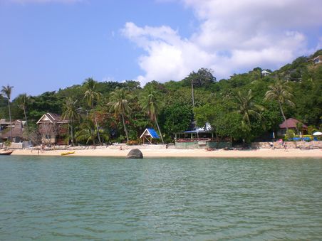 Unser Bungalowresort am Strand. Big Bubble Tauchschule und Big Fisch Resort...suuuupi!
