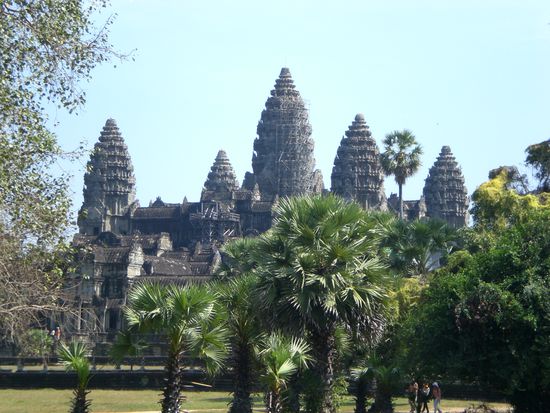 Ankor Wat, die groesste und wohl bekannteste Tempelanlage in Kambodscha