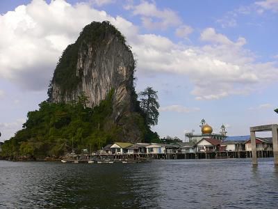 bekanntes muslimisches Dorf in der PangNga-Bay