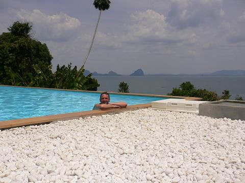 Unglaublicher Ausblick vom Pool aus