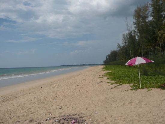 Strand rauf...