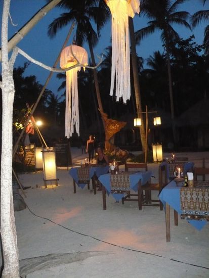 Abendstimmung im Restaurant