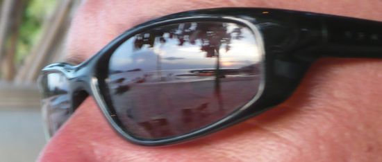 Spiegelung der schönen Stimmung