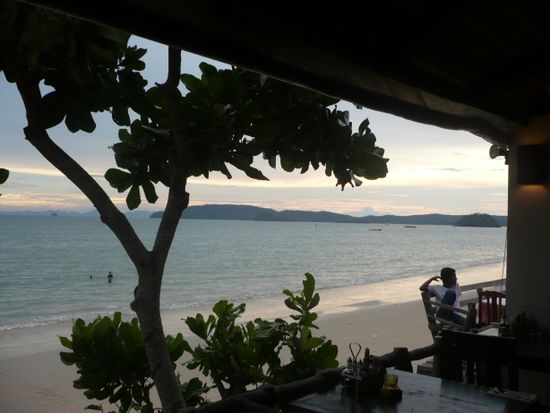 Die Aussicht vom Restaurant Sala Bua