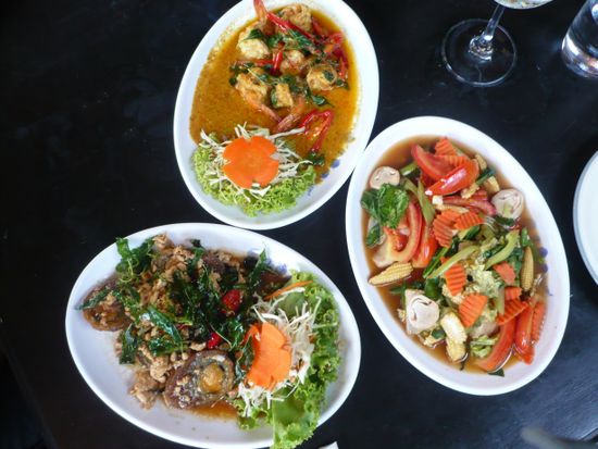 Und noch einmal ein feines Thaiessen
So guet!
