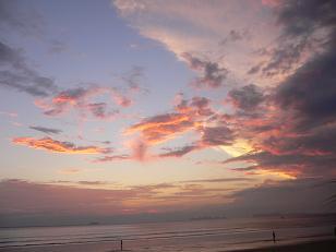 leuchtender Himmel