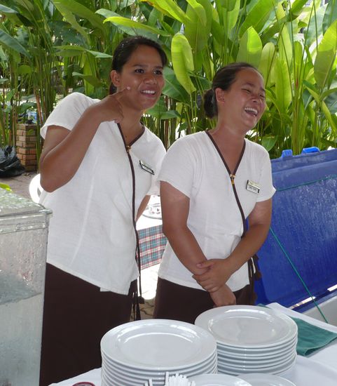 auch das Personal hat Spass 