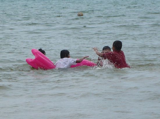 die umkämpfte Luftmatratze