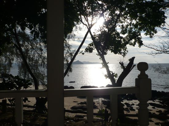 Ausblick vom Haus auf Kho Bulon