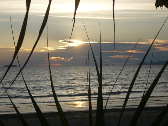 Abend am Klong Dao Beach, Kho Lanta