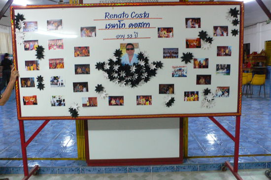 Eine super schöne Gedenktafel!