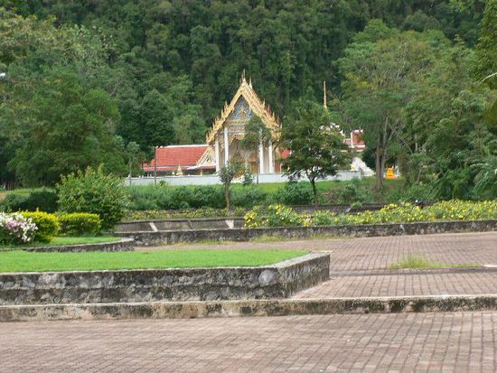 Der Tempel eingangs Phang.Nga
