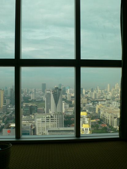 Aufwachen über den Dächern von Bangkok