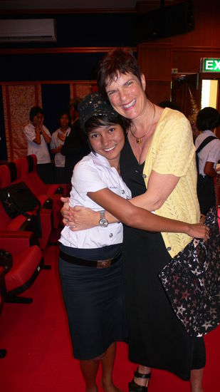 Patenkind und Patin
Tschalitaa Sampaurat und Ines Vonlanthen