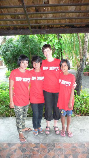 Ines mit Aarijaa - Ja (von Bruno), 
Tschalitaa - Dau und Matanaa - Nut