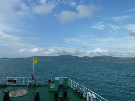 Koh Samui in Sicht .... und endlich blauer Himmel