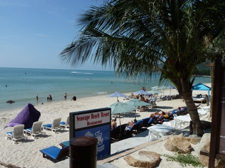 Strand vor unserem Hotel