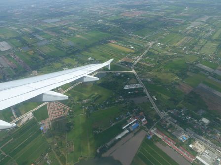 so grün hab ich die Umgebung von Bangkok noch nie gesehen