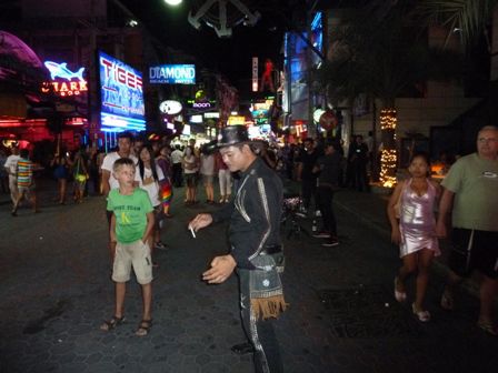 witzige Strassenshow