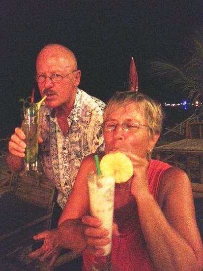 zum Abschluss der Feier gibts einen feinen Drink
