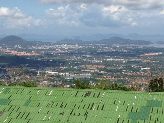 Blick auf Phuket town