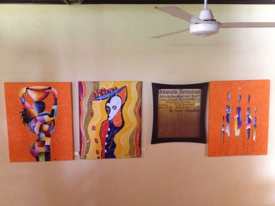 Hübsche afrikanische Dekos