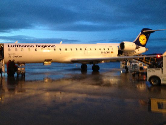 Ankunft in Frankfurt