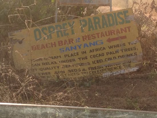 Ich hoffe, der Strand ist im besseren Zustand 
als dieses Plakat 