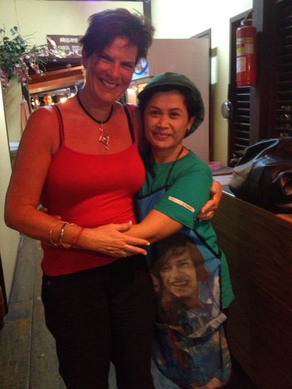 Ines und die Chefin von "Lanta Pizzeria"