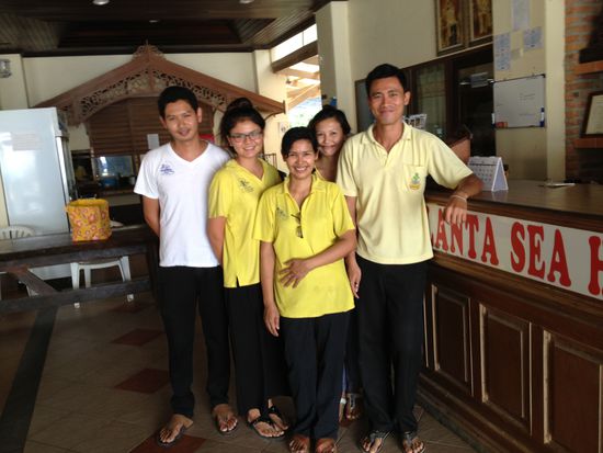 Das Super-Team vom Lanta Sea House - meine lieben Freunde! 