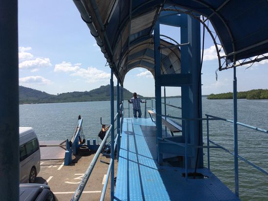 Endlich auf der 2. Fähre