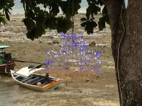 Kronleuchter im Baum 