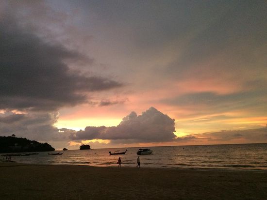 spektakulärer Abend am Beach