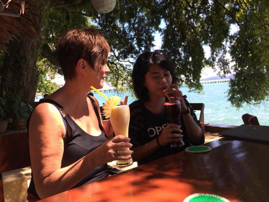 Saparot pan - Ananas-shake