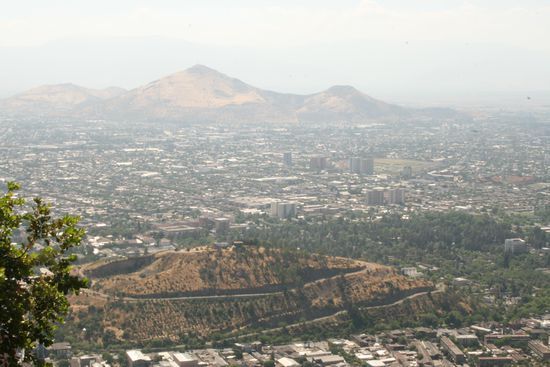 Ausblick vom Cerro San Cristobal