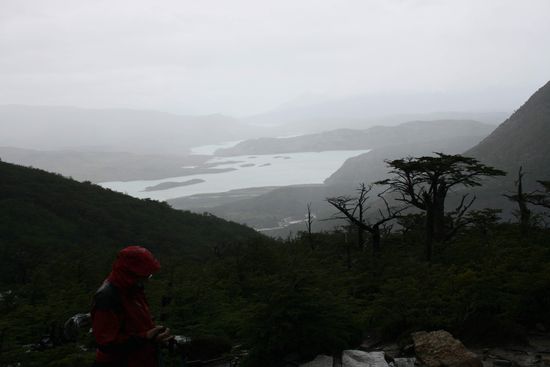 Blick ins Valle Frances von oben