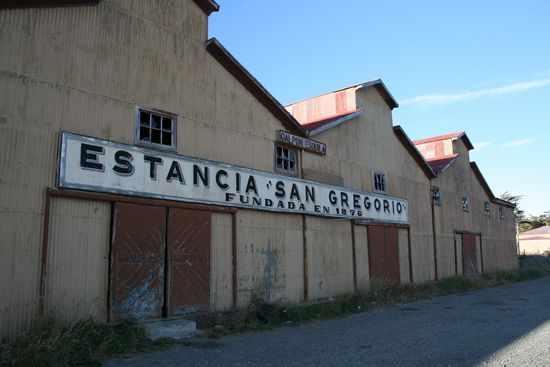 Verlassene Schaffarm