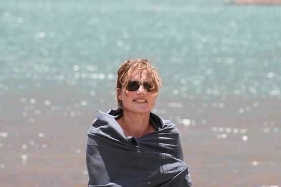 Eike nach Bad im Stausee (Hoehenkrank andere Erklaerung gibt es dafuer nicht)