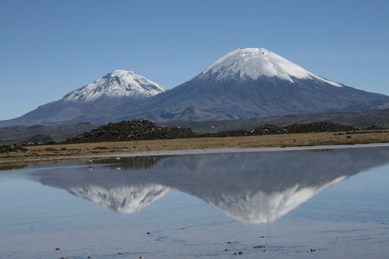 Zwillingsvulkane Parinacota und Pomerape