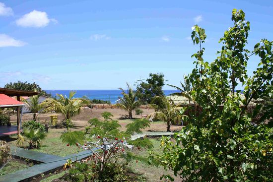 Ausblick vom Hotel aus.