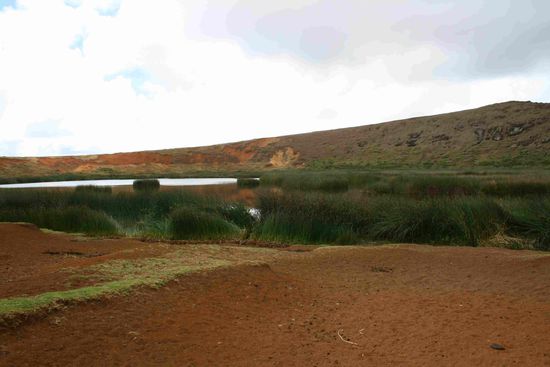 Im Krater des Vulkans der Fabrik