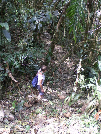 ... und über Stein (wieder runter)