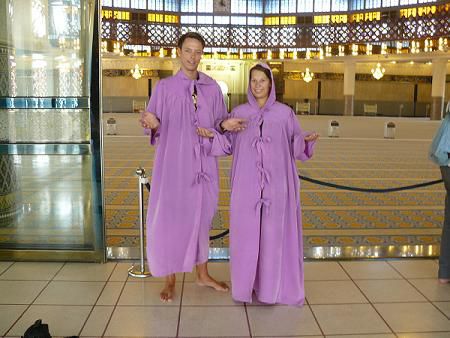 In der Moschee.