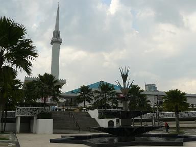 Blick auf die Zentral Moschee