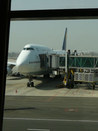 Unser Flieger nach Hause...