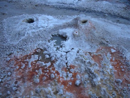 Zwei Sekunden später wieder dicker Wasserdampf.