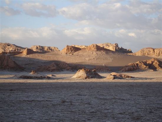 Die absolute Mondlandschaft. Erinnert ein bisschen an die Bilder der ersten Mondlandung