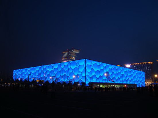 Das Olympische Schwimmstadion