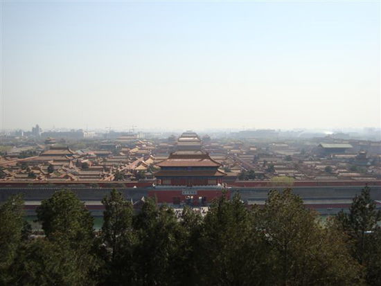 Blick auf die Verbotene Stadt